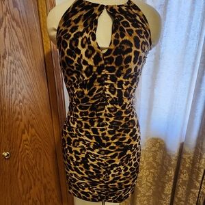 Leopard Print Bodycon Dress,Junior